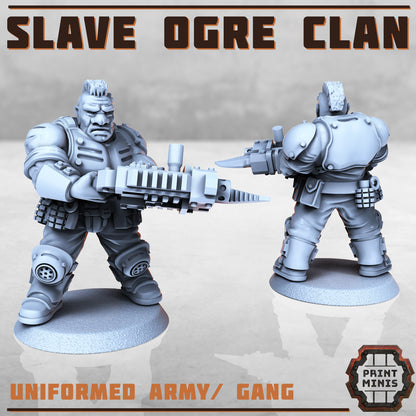 Slave Ogres - Figurine Print Minis