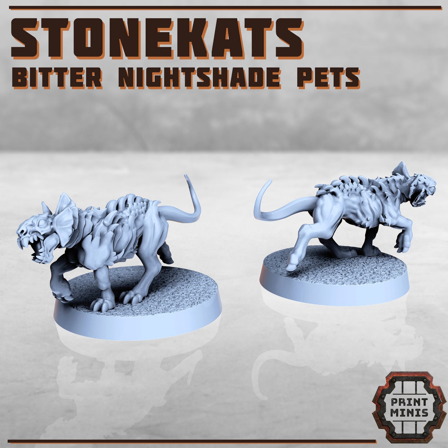 Stonekats - Figurine Print Minis