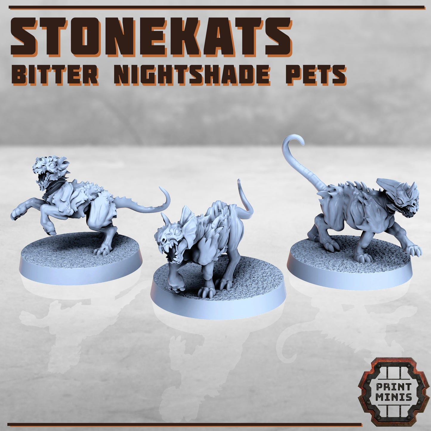 Stonekats - Figurine Print Minis