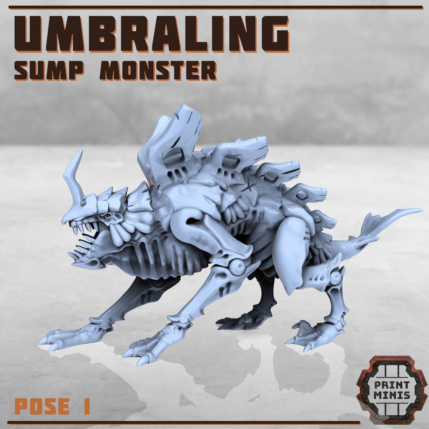 2 Sump Monsters - Figurine Print Minis - PRINT MINIS - 3DPitFactory