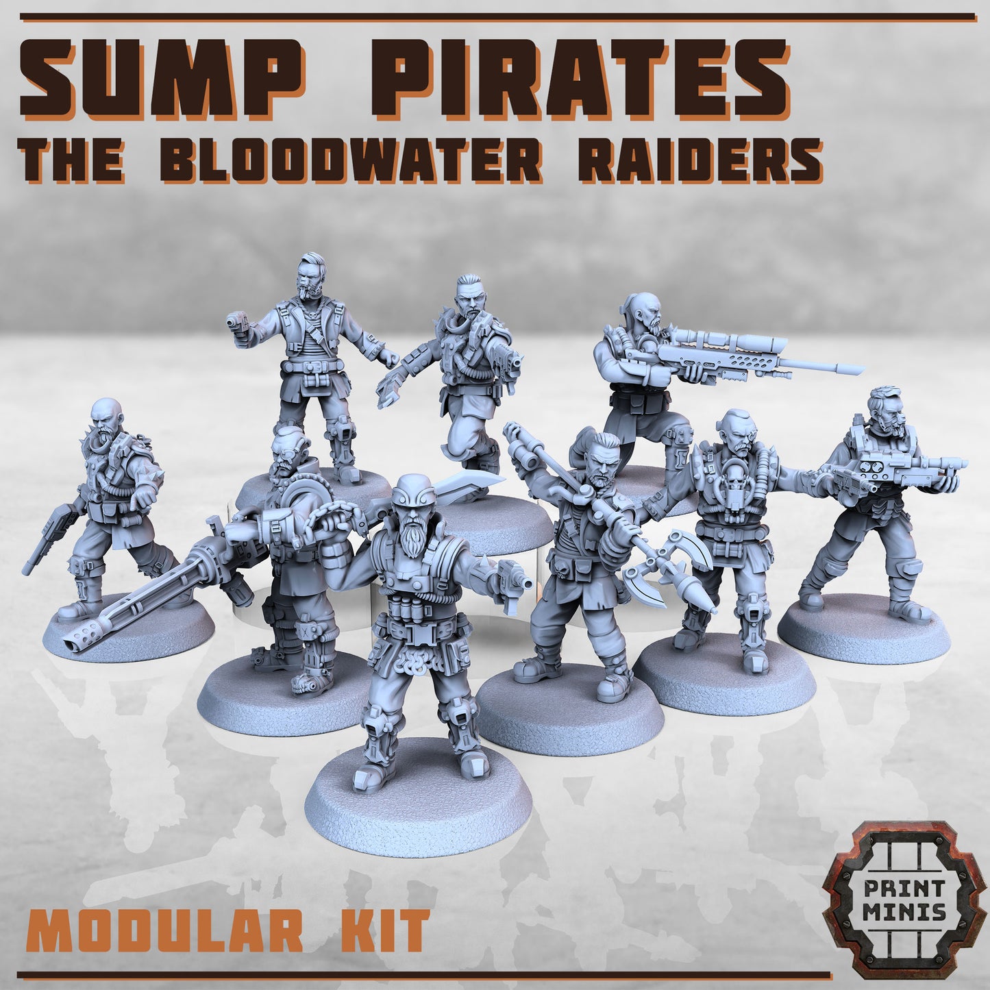Sump Pirates - Figurine Print Minis