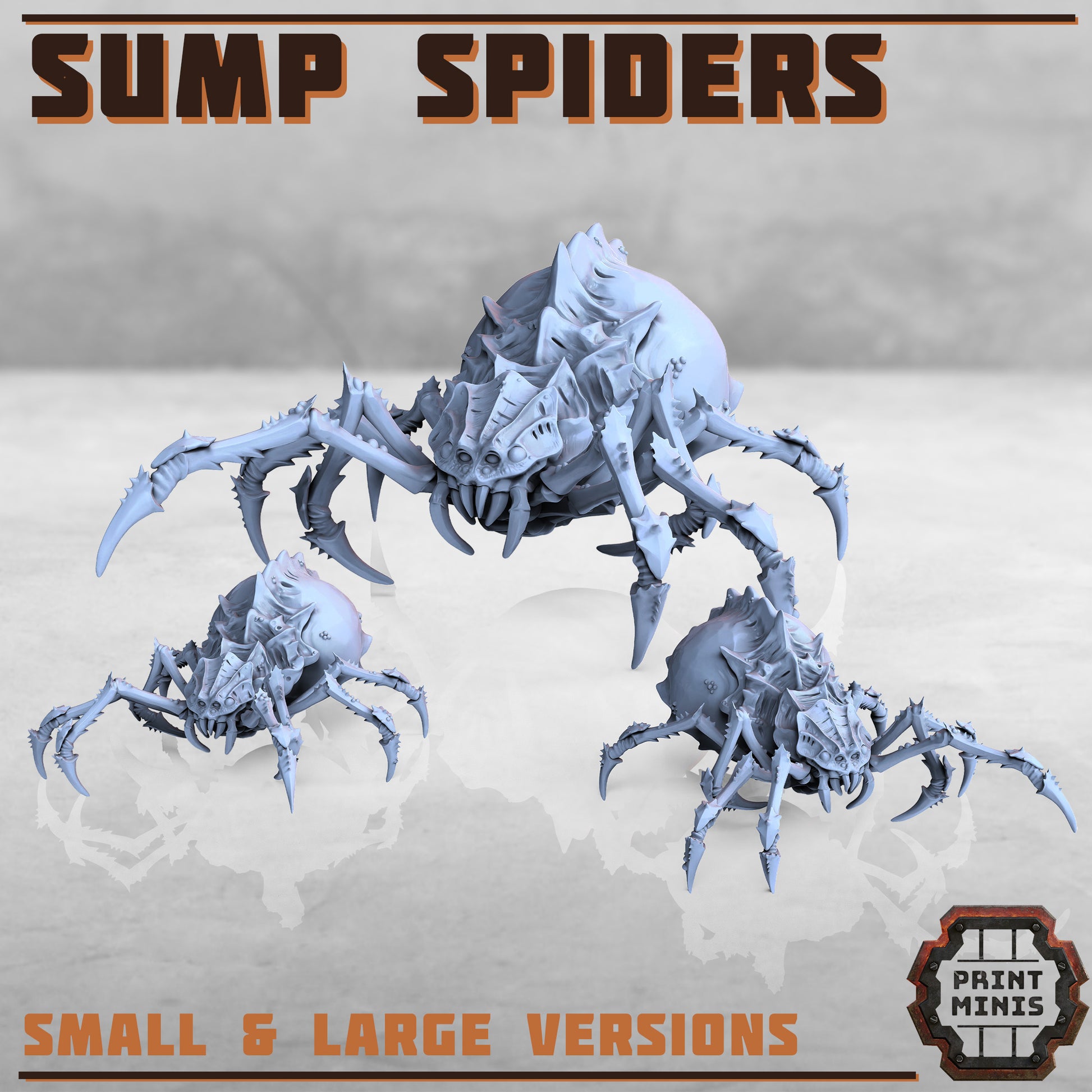 Sump Spider - Figurine Print Minis - PRINT MINIS - 3DPitFactory