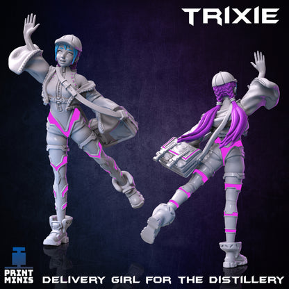 TRIXIE- Delivery Girl - Print Minis