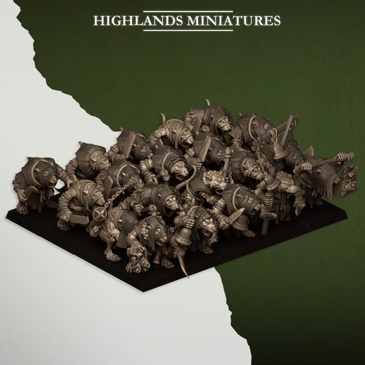 VERMIN ACOLYTES - Figurine Highlands Miniatures