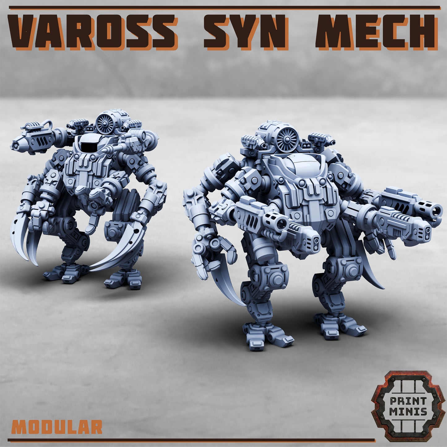 Vaross Syn Mech - Figurine Print Minis