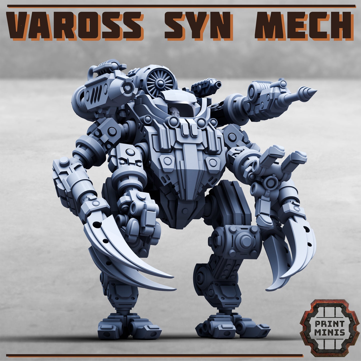 Vaross Syn Mech - Figurine Print Minis