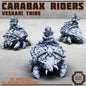 Veskari Tribe + Carabax Beetles - Figurines Print Minis