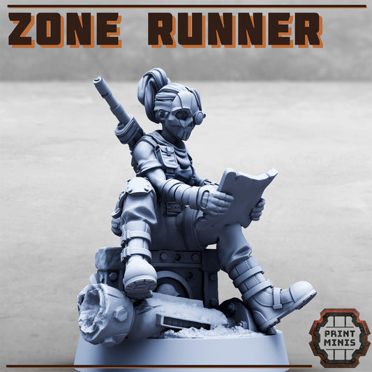 Zone Runner - Figurine Print Minis - PRINT MINIS - 3DPitFactory