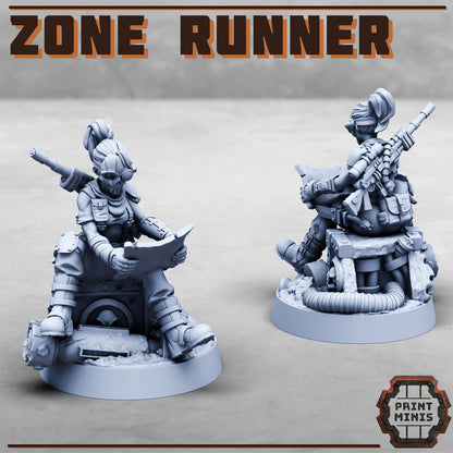 Zone Runner - Figurine Print Minis - PRINT MINIS - 3DPitFactory
