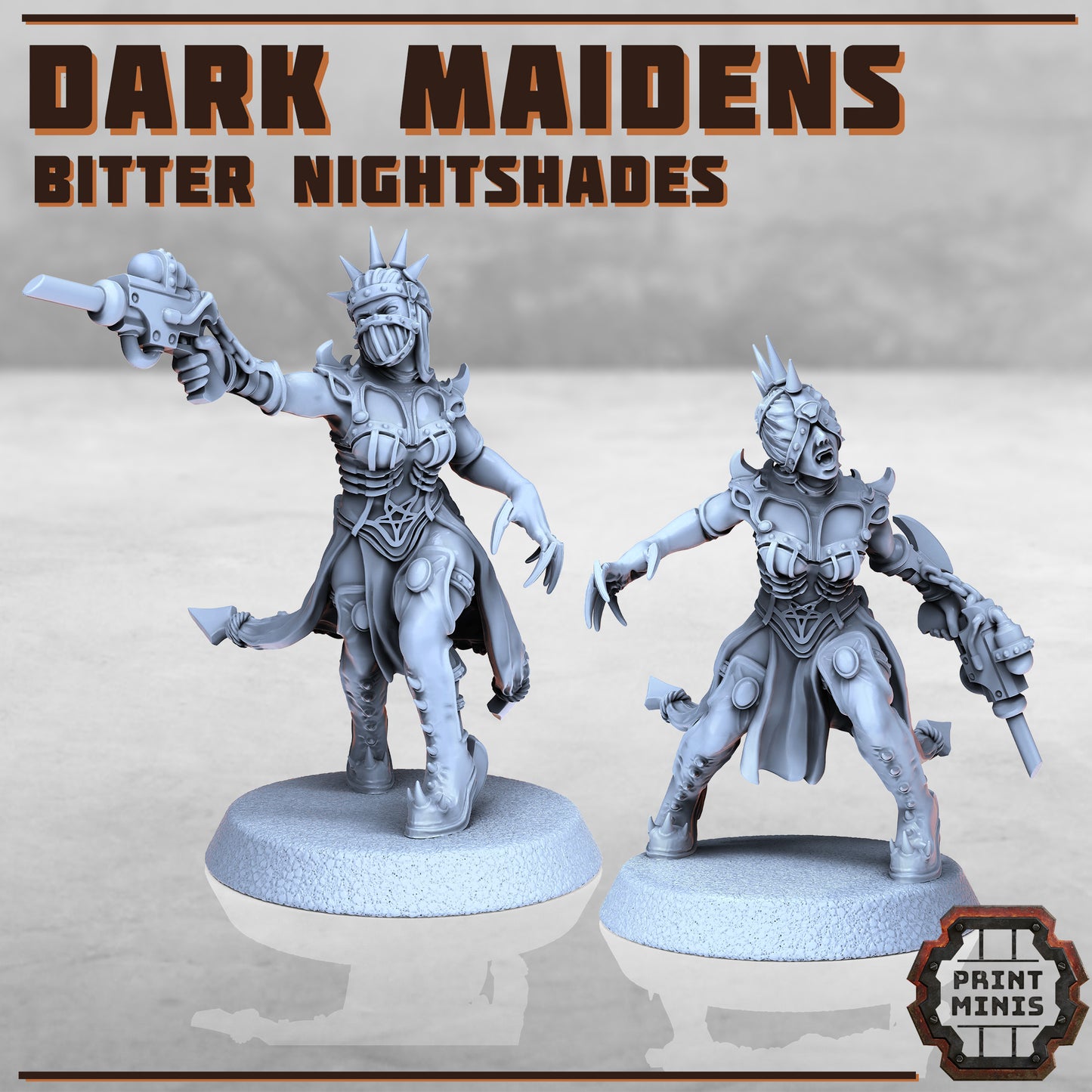 Dark Maidens - Bitter Nightshades - Print Minis