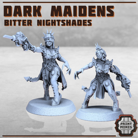 Dark Maidens - Bitter Nightshades - Print Minis