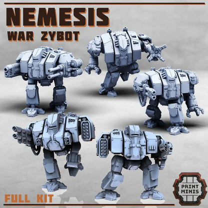 Nemesis - War Zybot - 5 postures - Figurine Print Minis