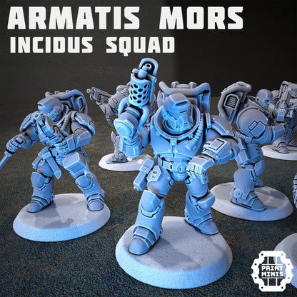 Armatis Mors - Incidus Squad - Figurine Print Minis - PRINT MINIS - 3DPitFactory
