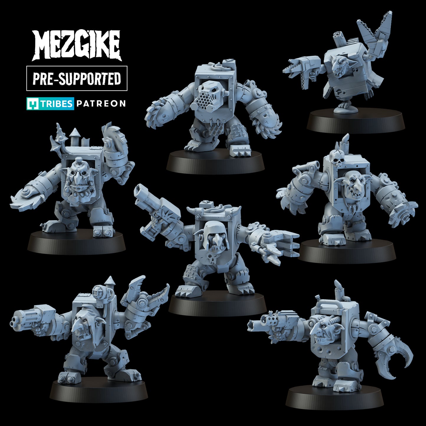 Mega runtz mob A - Figurine MEZGIKE