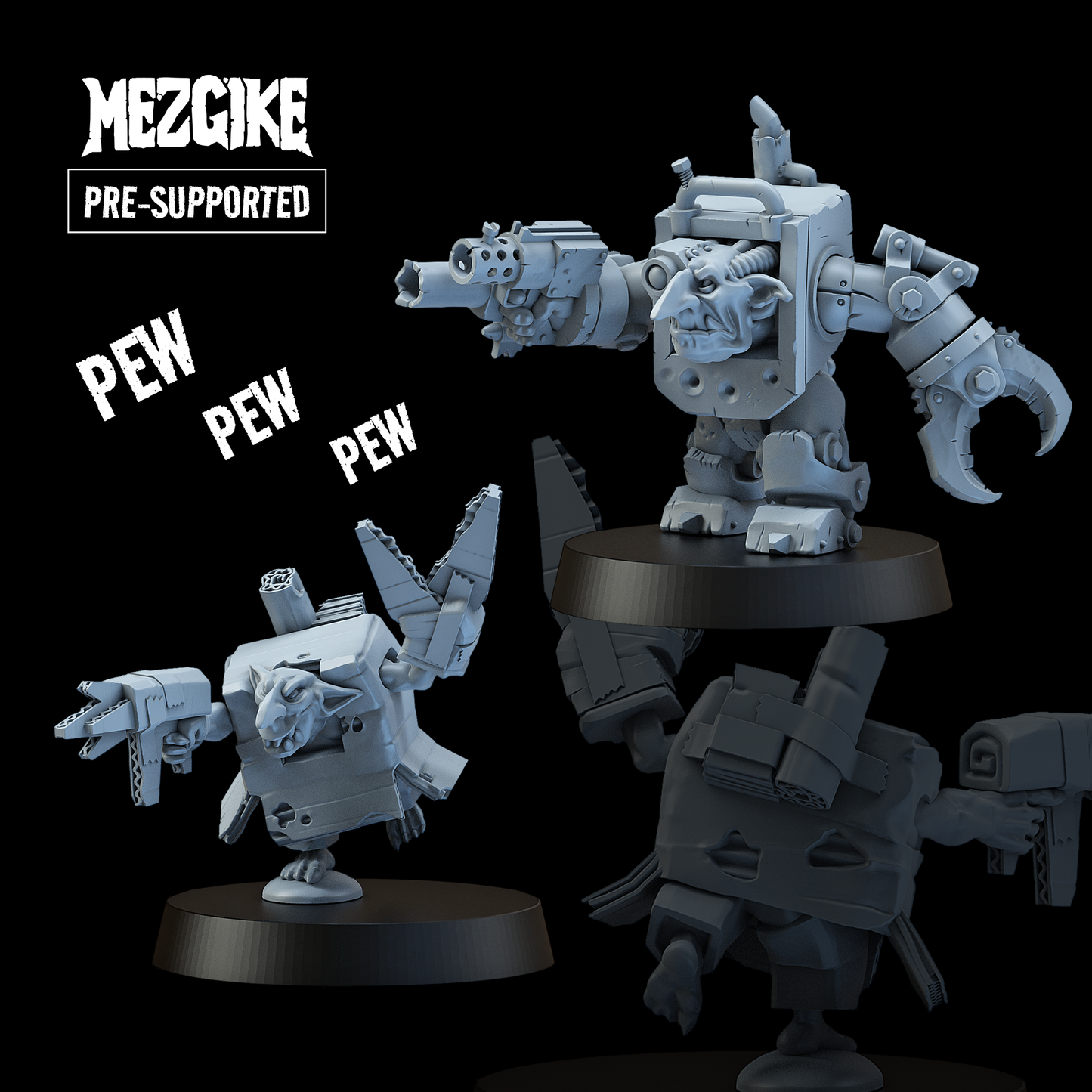 Mega runtz mob A - Figurine MEZGIKE