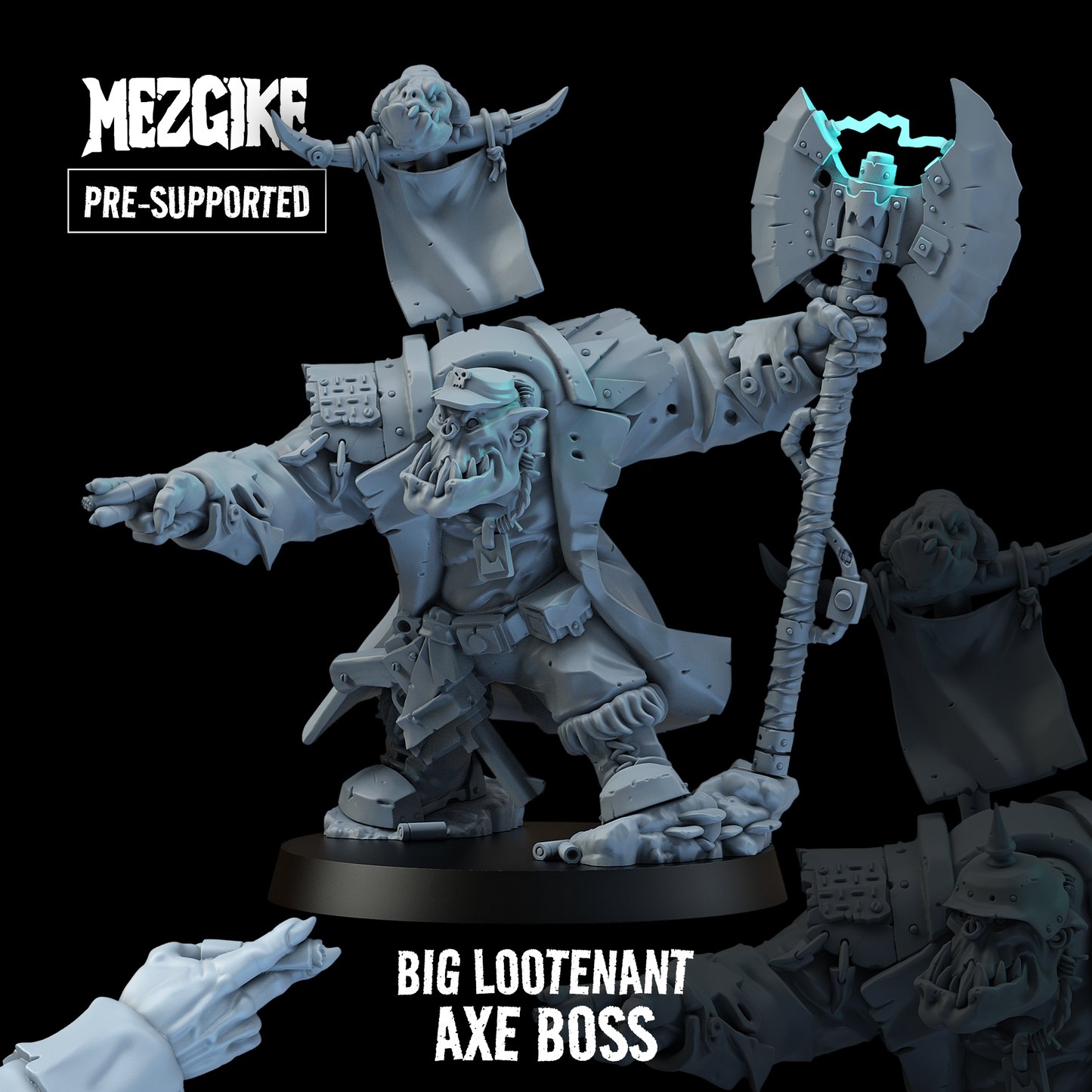 Big Lootenant – Chef de Guerre Orc | Figurine MEZGIKE - MEZGIKE - 3DPitFactory