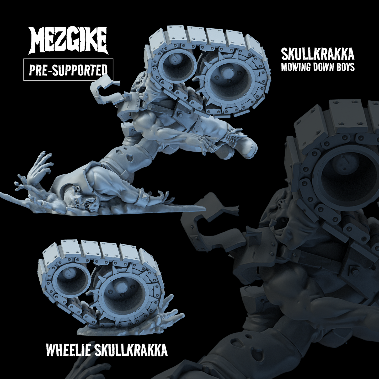Mad Mez Skullkrakka - Figurine MEZGIKE