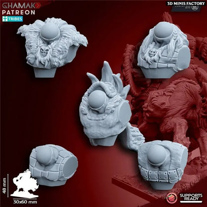Orcs on wildboars - GHAMAK