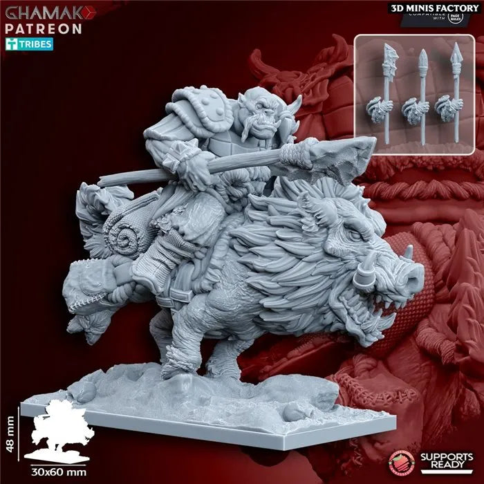 Orcs on wildboars - GHAMAK