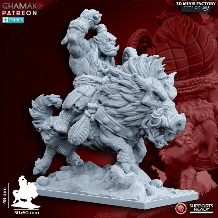 Orcs on wildboars - GHAMAK
