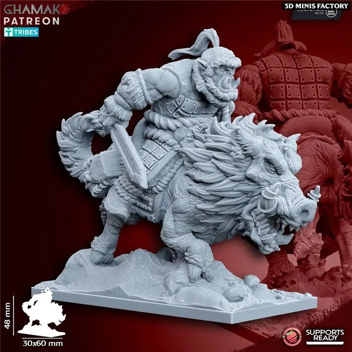 Orcs on wildboars - GHAMAK
