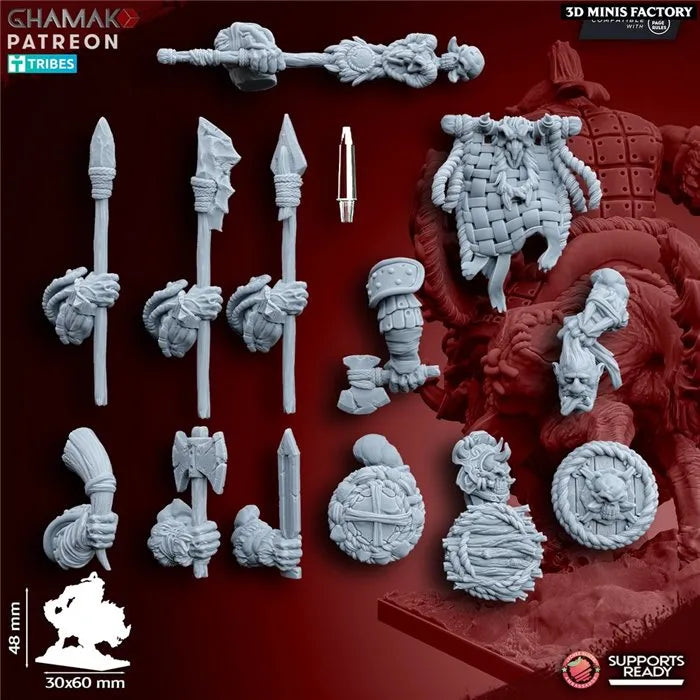 Orcs on wildboars - GHAMAK