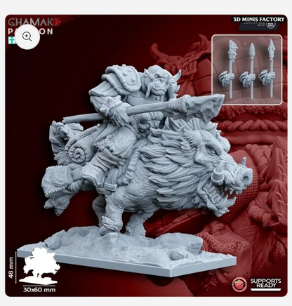 Orc Mongol en 100mm + Renegade Doc en 100mm